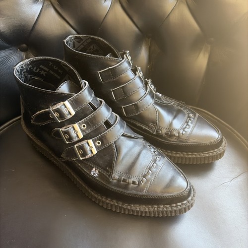 Black faux leather - black,