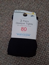 Primark Large 80 Denier Black