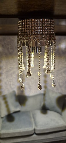 Dolls house crystal ceiling - house,
