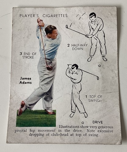 John player golf card - (large),