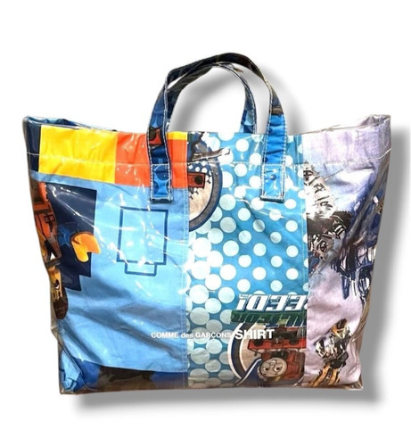 Comme des garcons pvc tote - des,