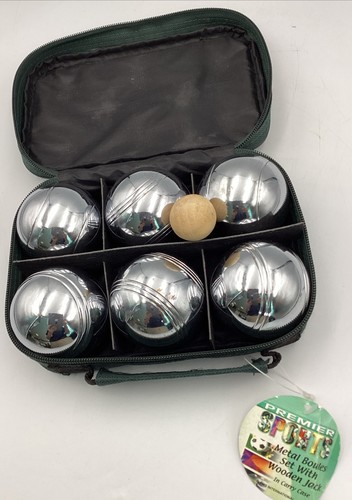 Steel boules with wooden - boules,
