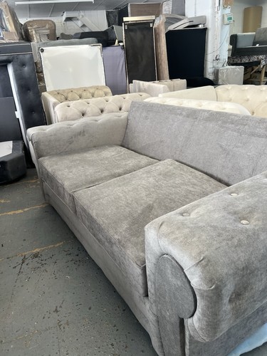 Verona seater sofa - seater, grey