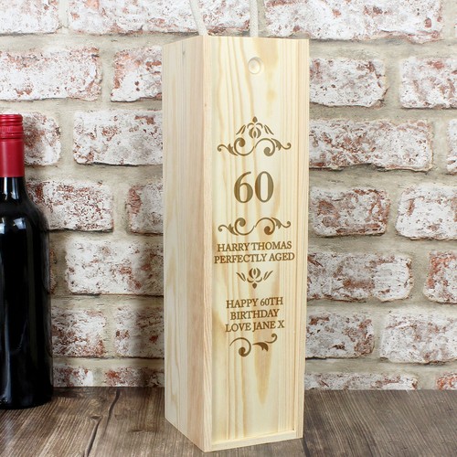 Personalised age year wooden - age,