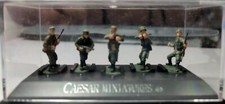 CAESAR MINLATURES 5 soldiers of the German Army 1/72 FINISHED figures model set