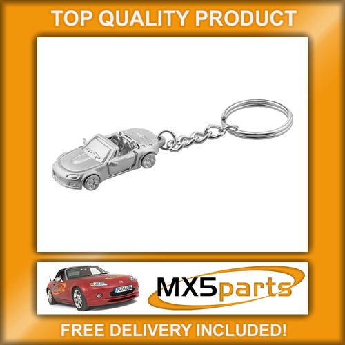 Mazda mx5 satin model keyring - mazda,