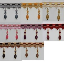 Braid Beaded Fringe Trimming