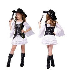 Kids Pirate Party Costumes Little Girls Pirate Cosplay Costumes 2025 New UK _