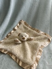 Russ beige bear comforter blankie blanket soft huggy toy