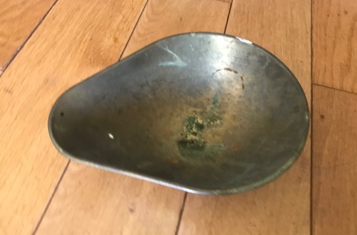 Brass scales pan scoop - scoop, x