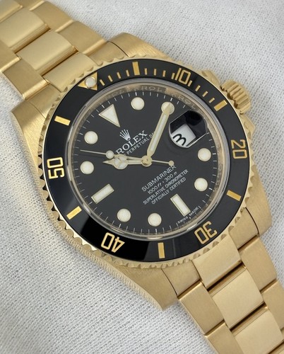 Rolex submariner date 18ct - date,