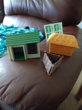 Britains Farm Building & Others Hay  Plastic 1:32 Scale Vintage Vgc Condition 