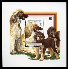 AFGHAN HOUND Postage Stamp