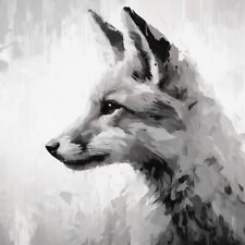 ORIGINAL FOX PAINTING - Woodland Wildlife Art Signed Professional Presale