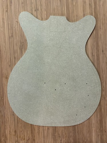 Guitar body template - body, template,