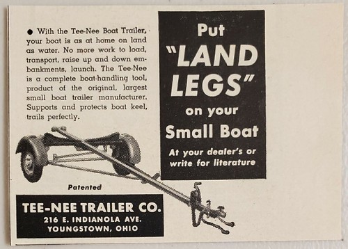 1949 print tee nee boat - ad,