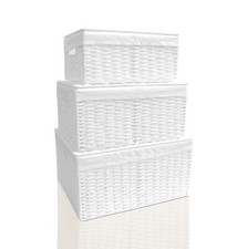 Paper Rope Woven Storage Xmas