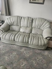 Leather Sofa Suite 3-Piece