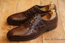 PRADA Brown Crocodile Leather