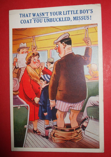 Saucy 50s comic train strap - 50s,