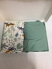 Yoofoss Cot Bed Sheets 140 x 70 cm Fitted Super Soft.. safari x2