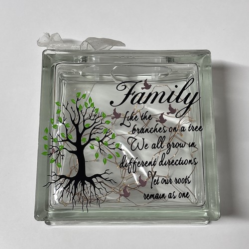 Decorative glass brick block - glass,