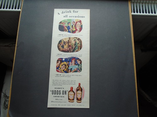 Vintage advert odds on - vintage,