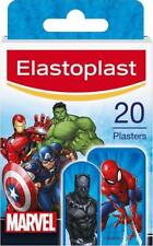 Elastoplast Marvel Plasters, Assorted Sizes (20 Pieces), Coloured First Aid for