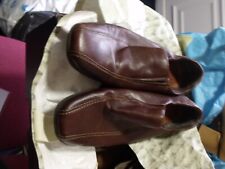 Sally o'Hara size 6 soft and flexible brown leather slip on shoe