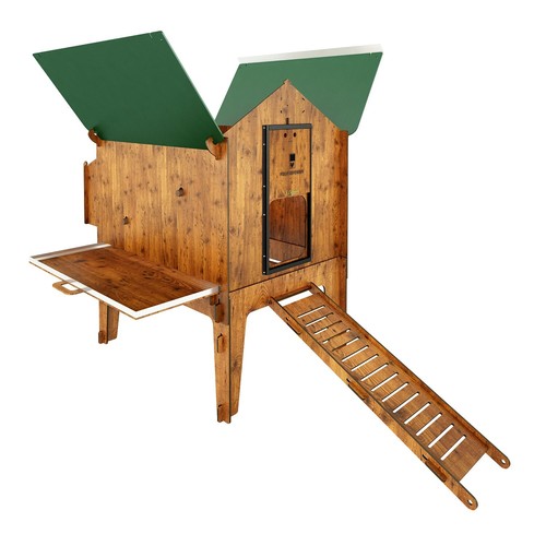 Raised chicken coop for - for, 8