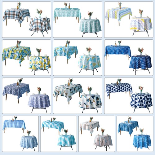 Printed table covers round - printed,