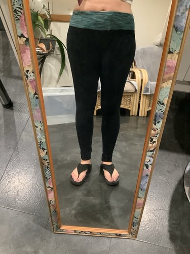 Crane black sports leggings - sports,