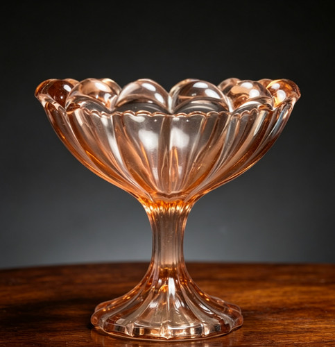 Art deco pink depression - pink,