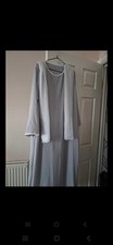 Grey Abaya With Scarf