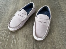 Next Boys Pale Pink Suede