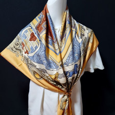 RARE VINTAGE HERMES Silk Scarf