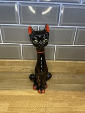 Vintage Black Ceramic Long