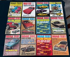 ROAD TEST USA Magazines - 1966, 1970, 1971 & 1972 - 12 issues - Set 09