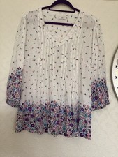 Cotton Traders 16 Crinkle Top New