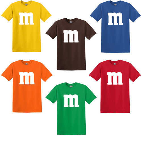 Halloween costume t shirts - halloween, m&m