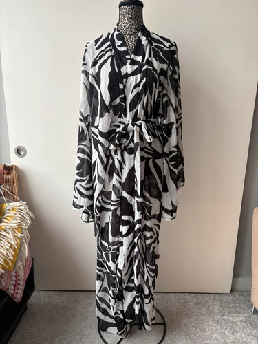 Sheer zebra print summer