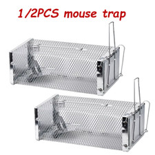 2 × Rat Trap Mouse Catcher Humane Cage Live Animal Rodent Mice Indoor Outdoor