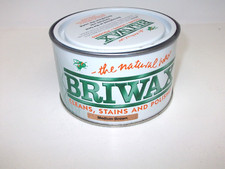 1 x 400g MEDIUM BROWN Briwax furniture wax polish for wood