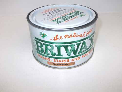 400g medium brown briwax - 1,