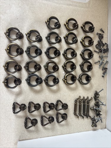 Vintage drawer pulls lot - drawer,