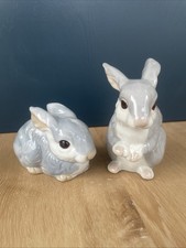 Pair of Vintage Ceramic Rabbit