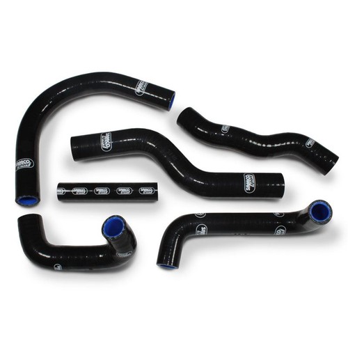 Black samco silicon rad hoses - rad,