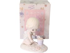Precious Moments 1993 His Little Treasure Porcelain Figurine Collectible