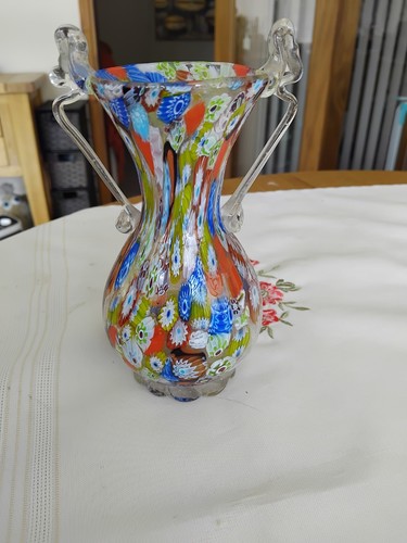 Murano art glass 16cm twin - murano,