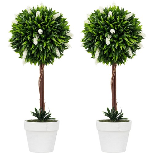 Homcom set potted - set, of